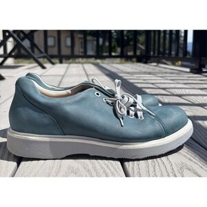 Samuel Hubbard Women's Size 8.5 Fast Casual Walking Shoe Sky Blue Nubuck 1617